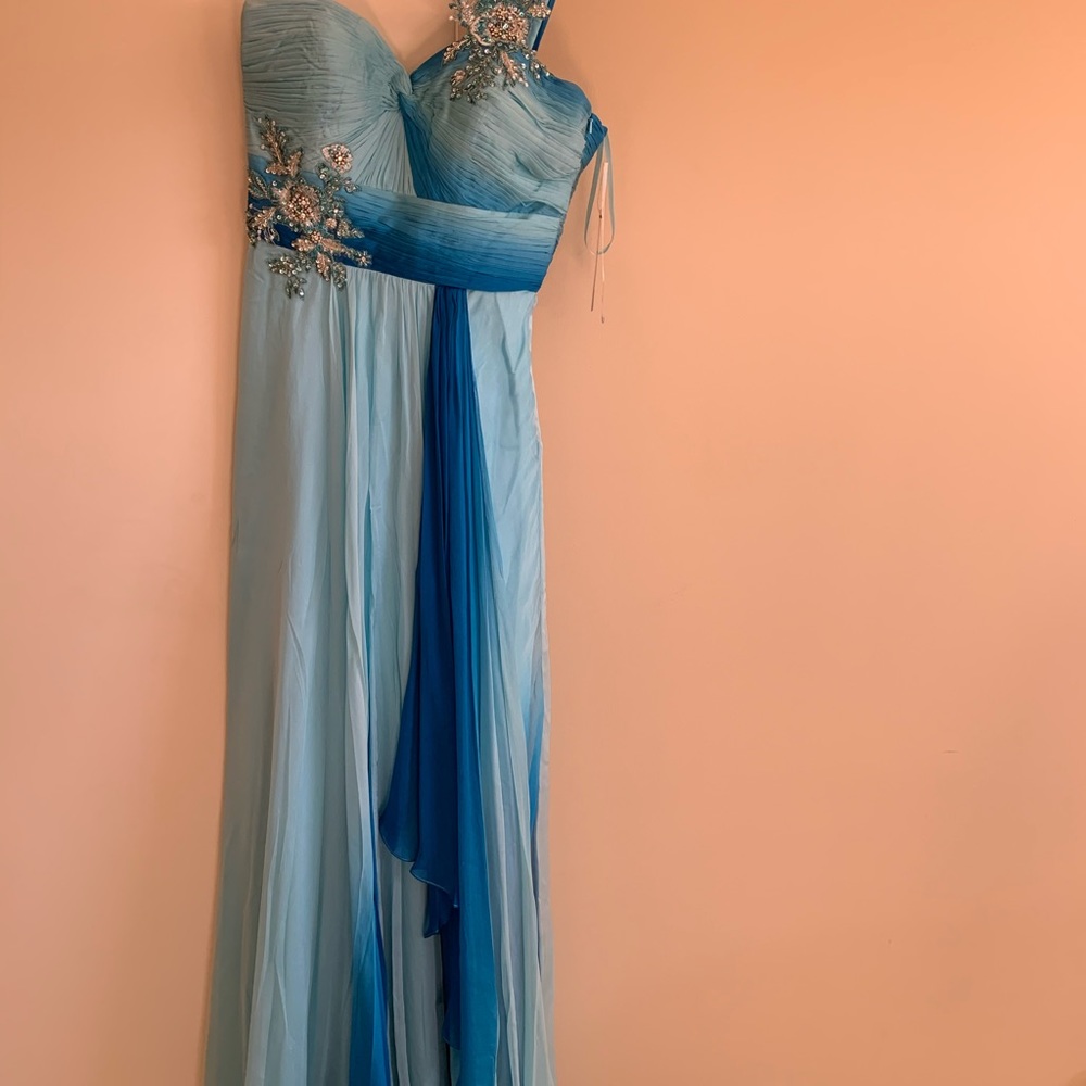 Blue light Maxi Dress size 6, 8